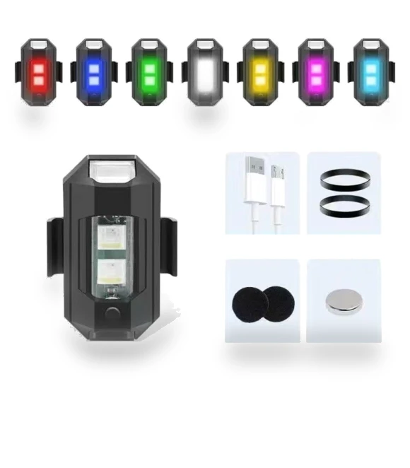Rechargeable Mini Flashing Lights — Vehicle Safety Signals, A Surname Home