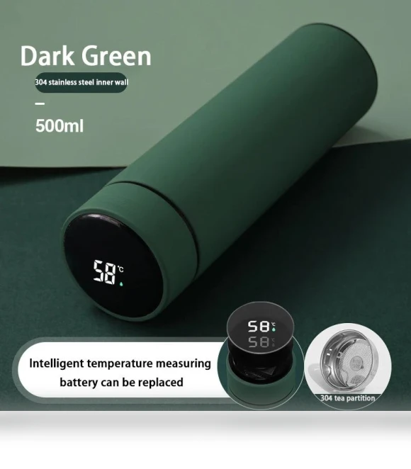 Smart Digital Water Bottle — Travel Drinkware, GYROBALL