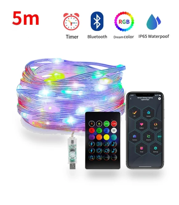 Smart LED Fairy Lights — String Lights, Build My Home