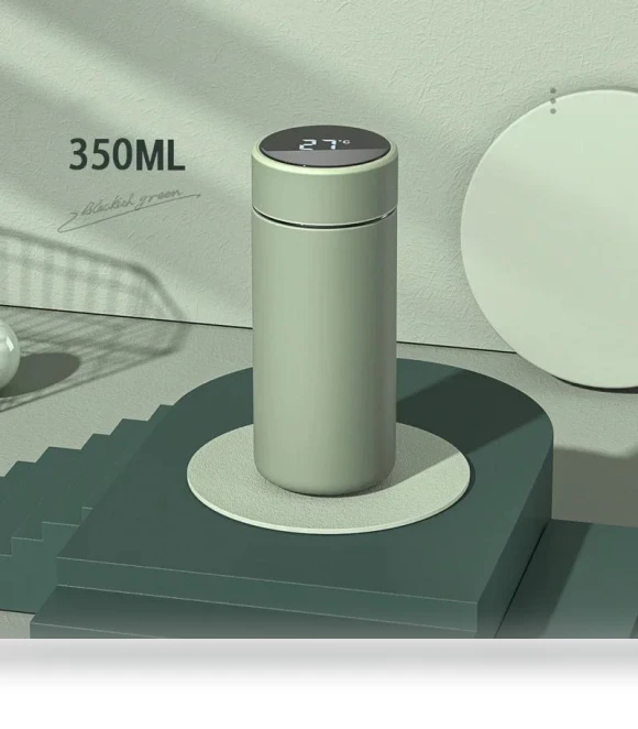 Smart Thermos Water Bottle — Travel Drinkware, Stone Home