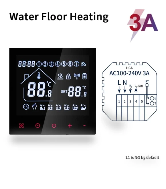 Smart Thermostat for Electric Underfloor Heating and Boiler — Home Climate Control, Build My Home