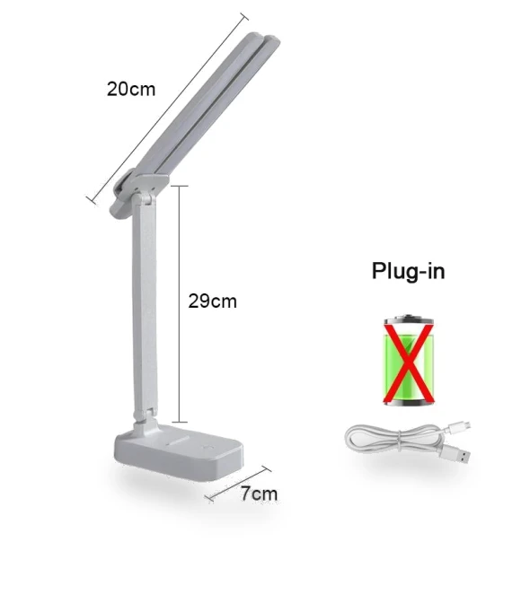 USB Rechargeable LED Desk Lamp — Desk & Table Lighting, Build My Home
