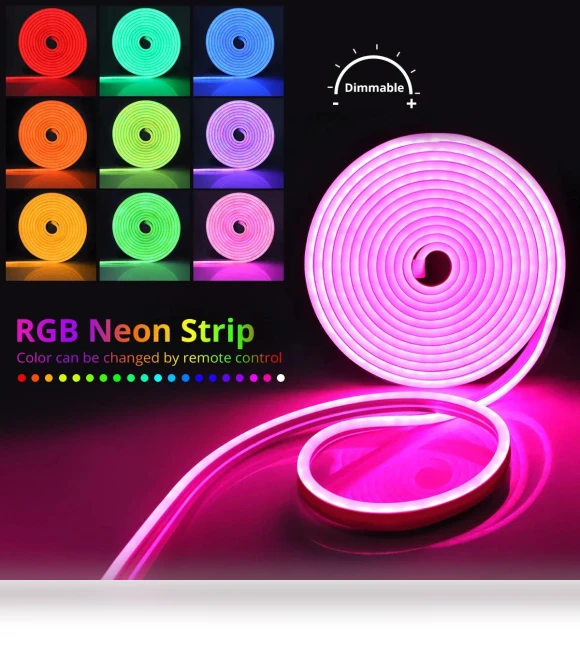 USB RGB Neon LED Strip Light — LED Strips, GYROBALL