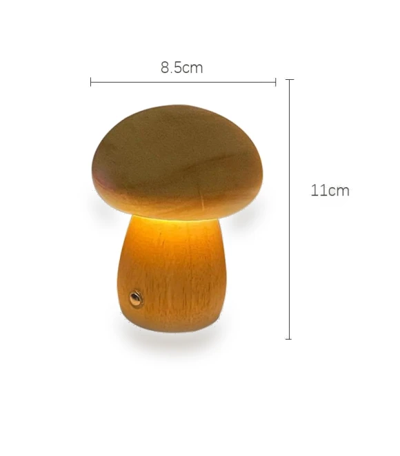 Wooden Mushroom Night Light — Night Lights, Build My Home