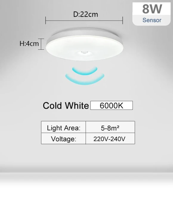 Automatic Touch Ceiling Light — Overhead Lighting, Rainbow Rain