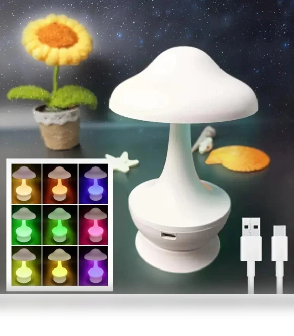 Mushroom-shaped Night Light — Night Lights, Build My Home