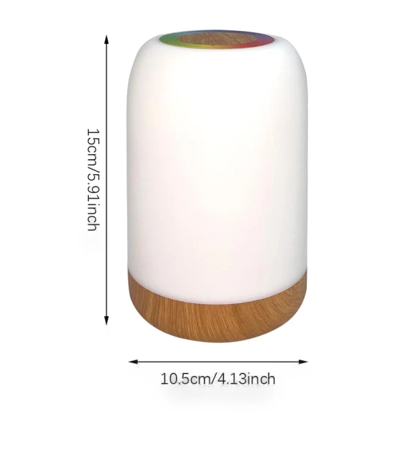 RGB Adjustable Color LED Touch Lamp — Night Lights, Rainbow Rain