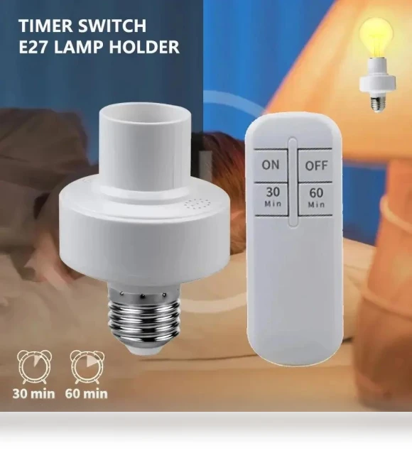 Smart Bulb Socket with Remote Control — Light Sockets, Cozy Cottage-Relax
