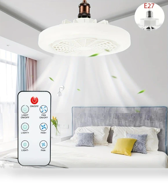 Smart Ceiling Fan with Remote Control — Ceiling Fan Lighting Solutions, Cozy Cottage-Relax