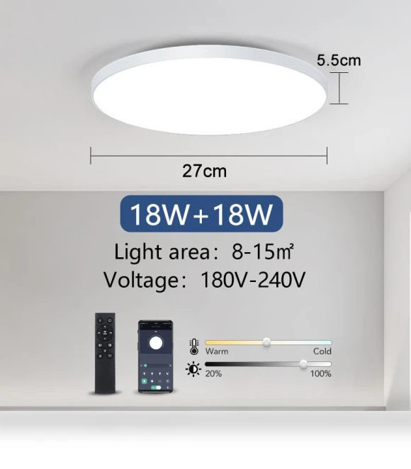 Smart Ceiling Light — Overhead Lighting, Rainbow Rain
