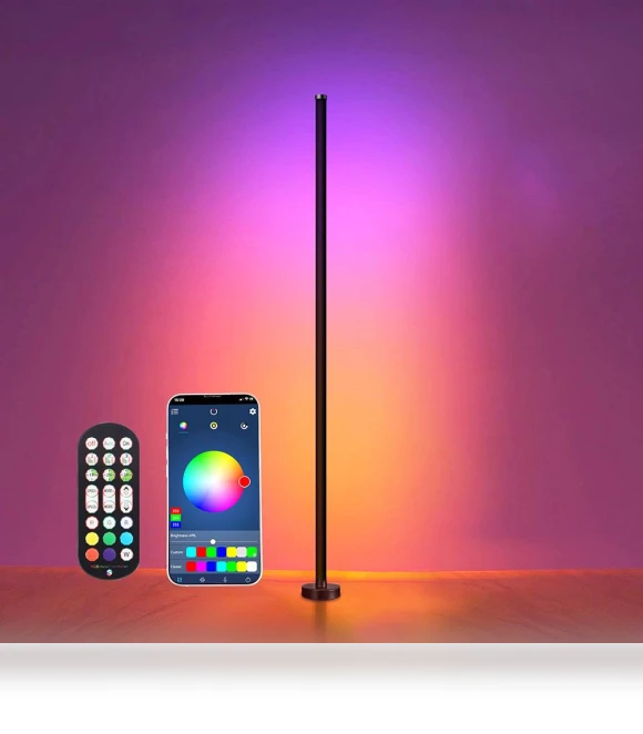 Smart LED Floor Lamp RGB — Standing Lights, Build My Home