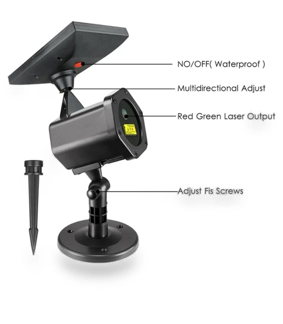 Smart LED Laser Projector — Outdoor Light Projectors, Actually lighting