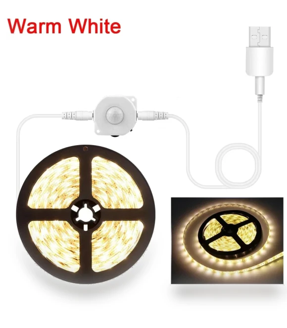 Smart Motion Sensor PIR LED Strip — LED Strips, Cozy Cottage-Relax