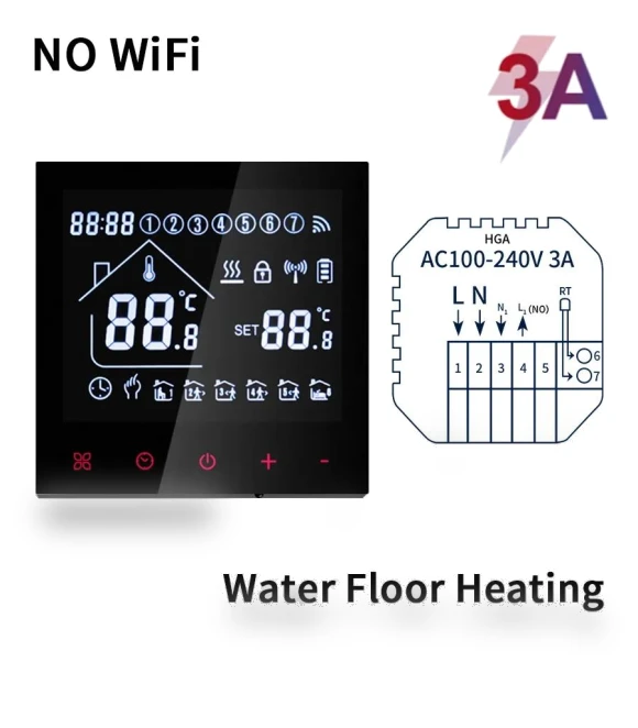 Smart Thermostat for Heating — Home Climate Control, Rainbow Rain