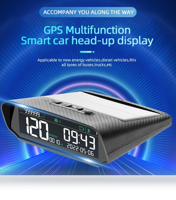 Solar HUD GPS Projection Display — Navigation & GPS Accessories, JOHO