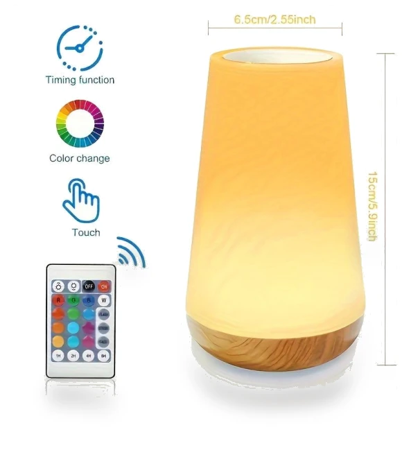 Touch Control Night Lights — Night Lights, Cozy Cottage-Relax