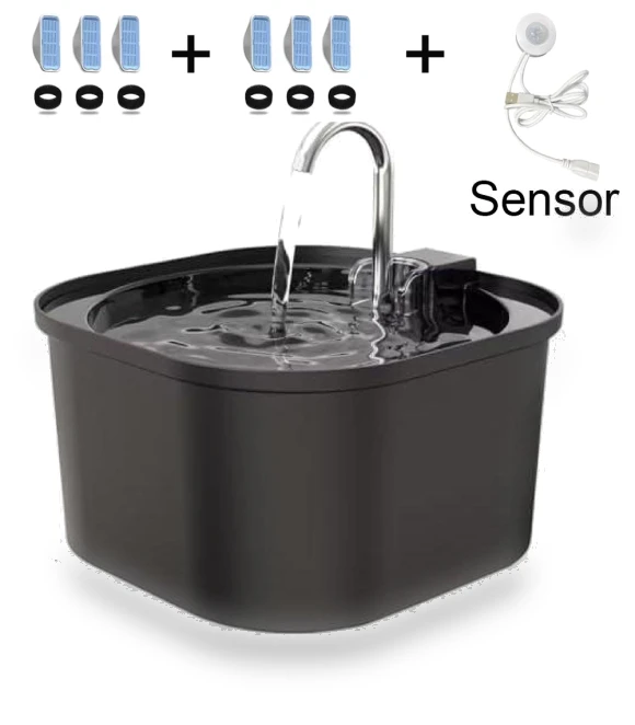 Ultra-Quiet Fountain Filter for Cats, Smart Automatic Water Dispenser for Dogs — Fountains, Good Household Items