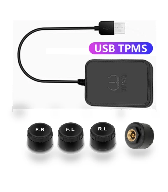 Universal USB Android TPMS Car Tire Pressure Alarm Monitor System — TPMS Sensor Replacements, JOHO - CarGear