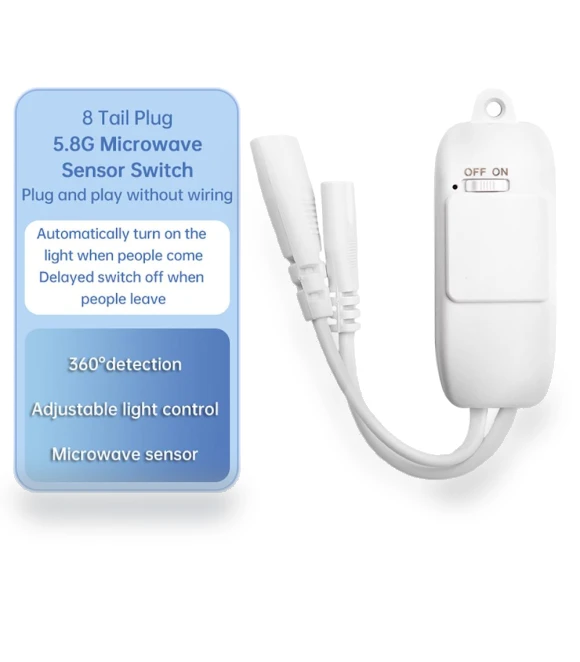 Automatic Lighting Microwave Radar/Manual Scanner Induction Sensor Switch — Dimmer Switches, Stone Home