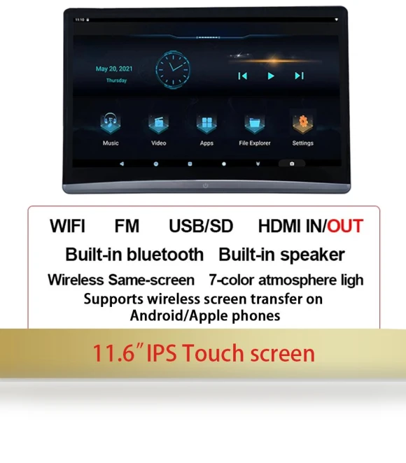 Car Headrest Entertainment Monitor — In-Car Entertainment Systems, JOHO - CarGear