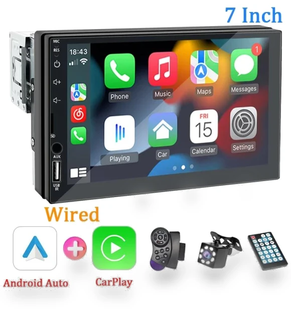 Car Multimedia Player with Carplay and Android Auto — Stereo Receivers, JOHO - CarGear