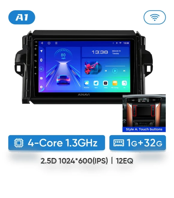 Carplay Android Auto Touchscreen Multimedia Player — Stereo Receivers, JOHO - CarGear