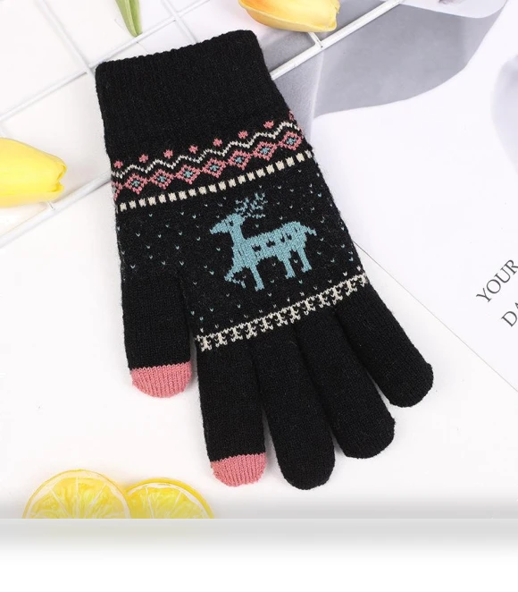 Double-Layered Thickened Velvet Winter Warm Gloves with Touchscreen — Gloves, Outdoor Boutique TOP