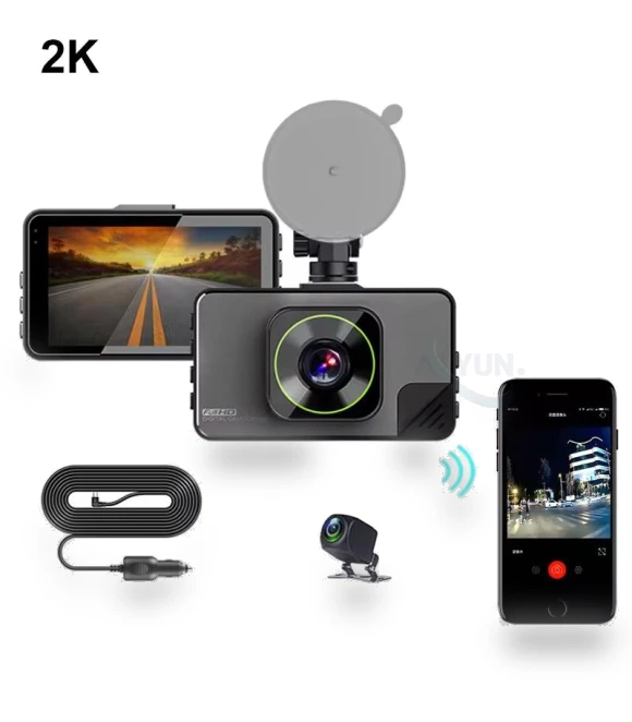 HD 2K 4K 3-inch IPS Car Dash Cam — Dashboard Cameras, JOHO - CarGear