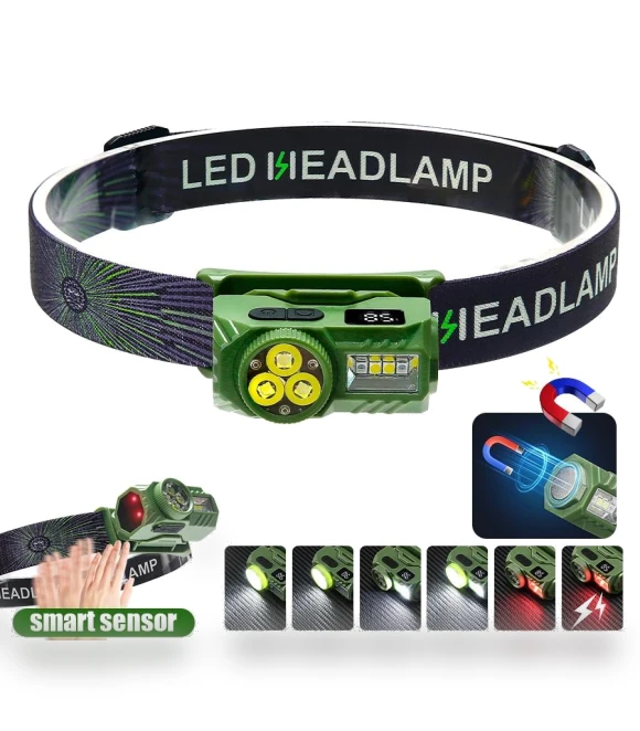 Rechargeable Touch Headlamp — Flashlights, HIMO Group
