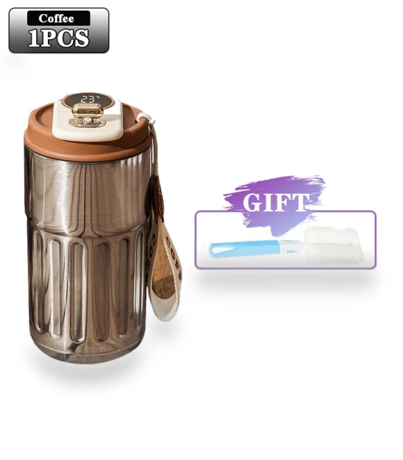 Smart Display Vacuum Insulated Cup — Beverage Warmers, Happy Home Mall