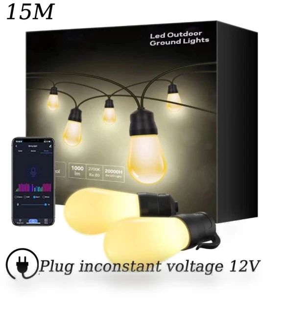 Smart LED String Lights — String Lights, Happy Home Mall