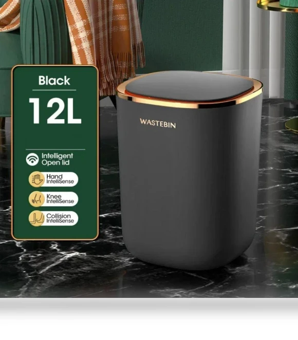 Smart Sensor Trash Can — Kitchen Cans, Stone Home