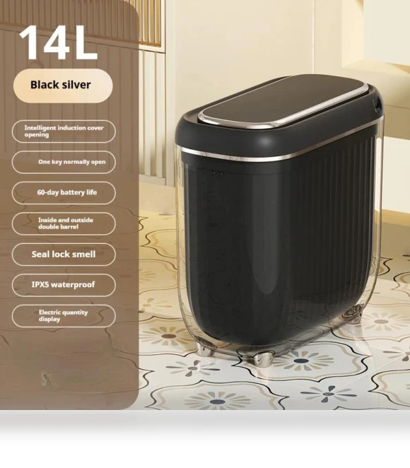 Smart Waste Bin Sensor — Waste Baskets, Simple and warm