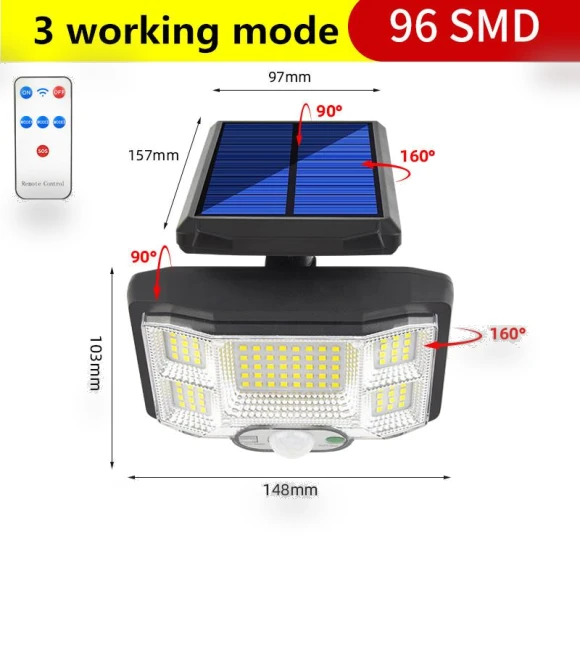 Solar LED Light Outdoor Motion Sensor — Outdoor Security & Flood Lighting, Home Of Auto Parts