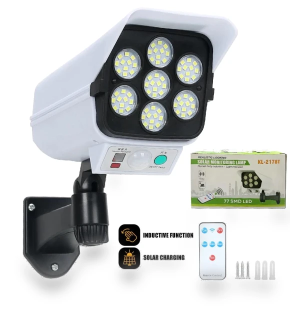 Solar-Powered LED Wall Lights — Outdoor Security & Flood Lighting, KITCHEN-MALL