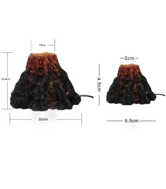 Underwater LED Volcanic Aquarium Ornament — Lights, YuTao