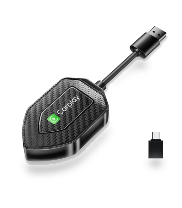 Universal Wireless CarPlay Adapter 2-in-1 — Stereo Receivers, AutomobileMotorcycleParts