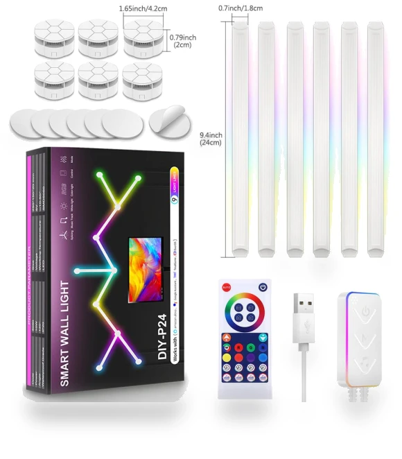 WIFI LED Smart Wall Light Bars — LED Strips, Build My Home