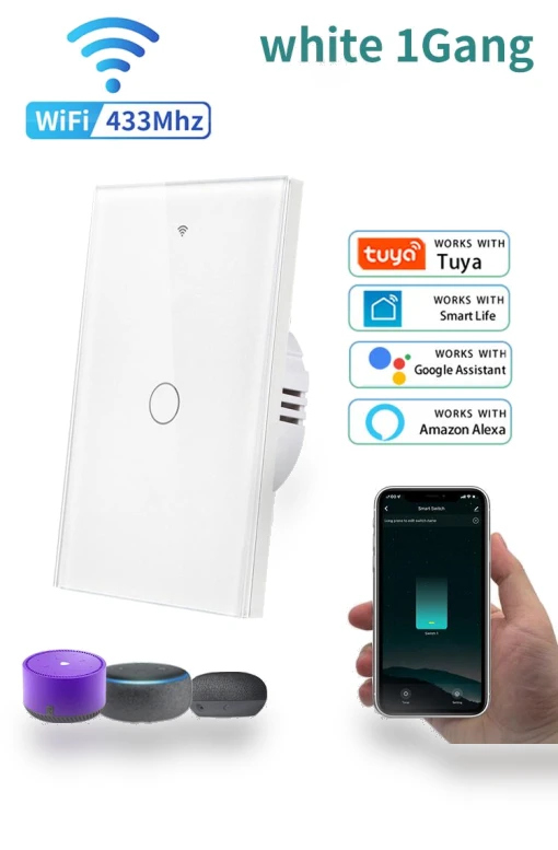 WiFi Smart Switch — Smart Home Hubs & Controllers, Build My Home