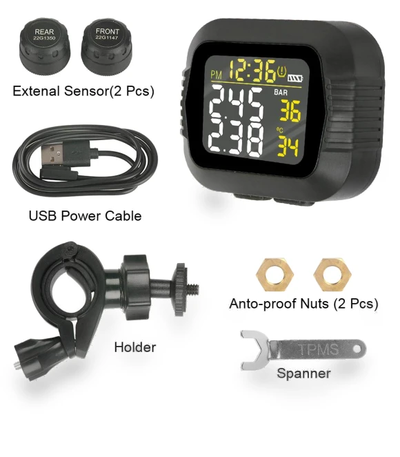 Wireless TPMS Temperature Alarm with LCD Display — TPMS Sensor Replacements, IKEA Supermarket