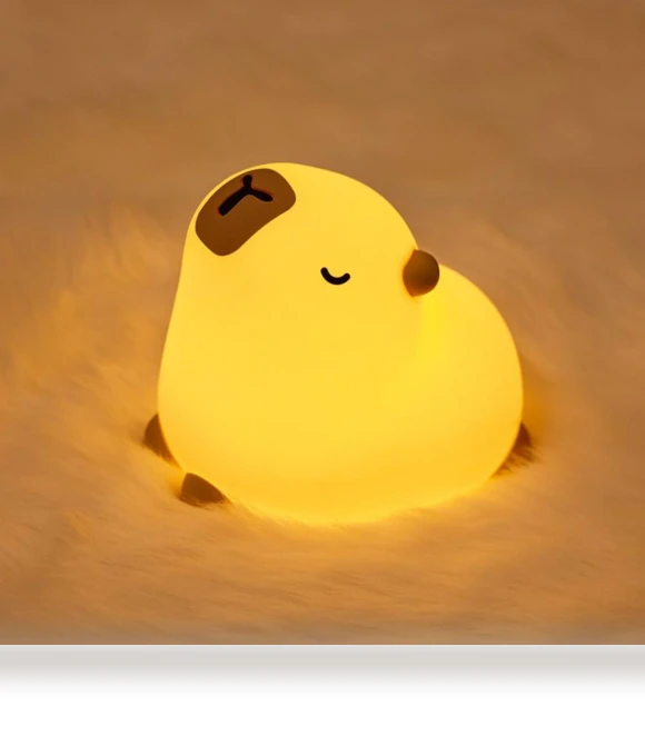 Cute Capybara Rechargeable Night Light — Night Lights, Exquisite goods home furnishing