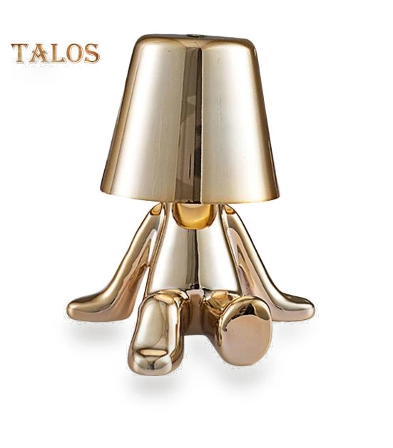 Golden Person Statue Desk Lamp — Study & Desk Lighting, Daydreamer