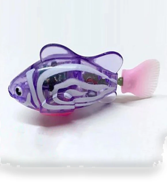 Interactive LED Floating Robot Fish Toy — Interactive Animal Companions, Simplistic Living Home