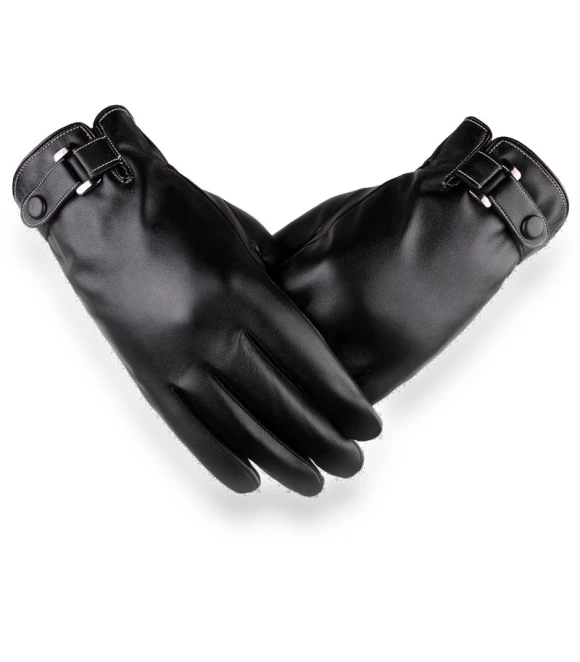Men's Leather Touchscreen Gloves — Gloves & Mittens, Female s