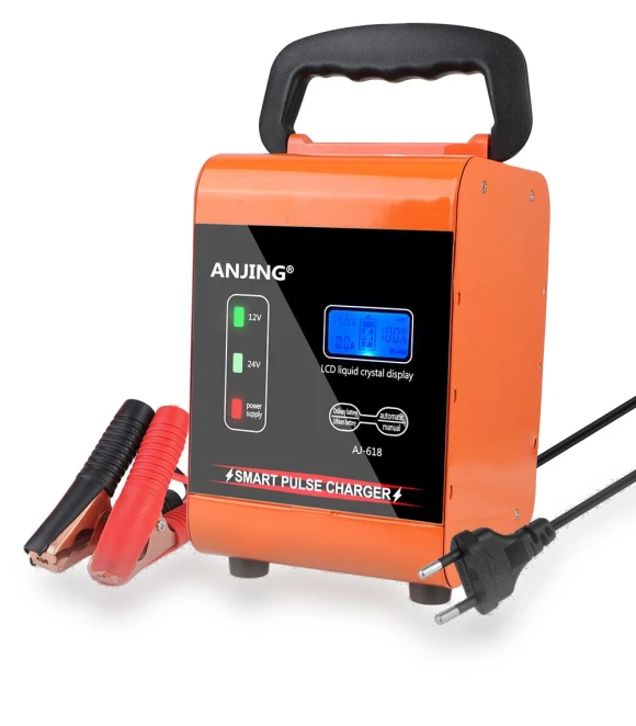 Powerful LED Display Smart Car Battery Charger — Battery Chargers, Rustic Elegance House