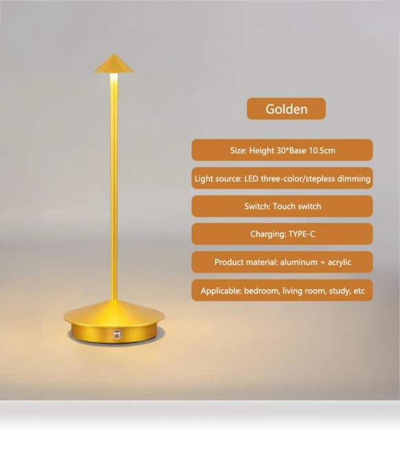 Rechargeable LED Desk Lamp — Desk & Table Lighting, Lntelligent Living Hall