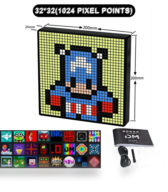 Smart LED Matrix Pixel Display — LED Strips, Cozy Cottage-Relax