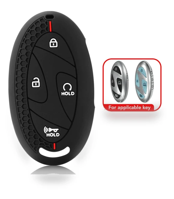 Smart Remote Key Silicone Cover — Key Holders & Accessories, Yueser Car Parts
