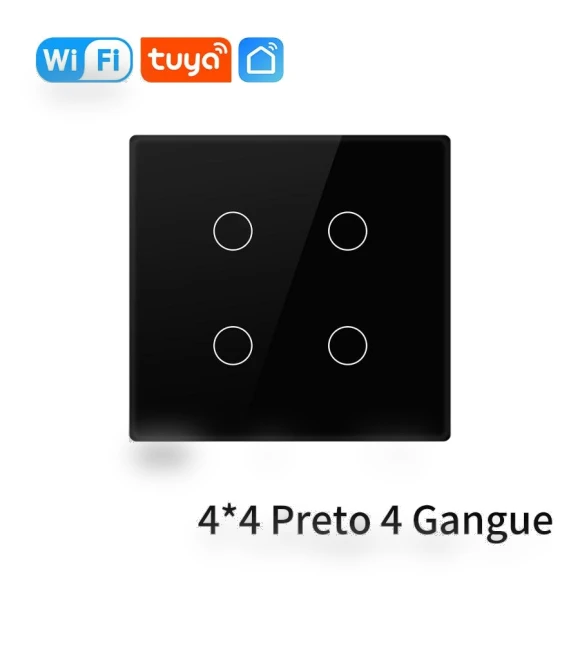 Smart Switch 4x4 Brazil Standard — Smart Home Hubs & Controllers, Lntelligent Living Hall