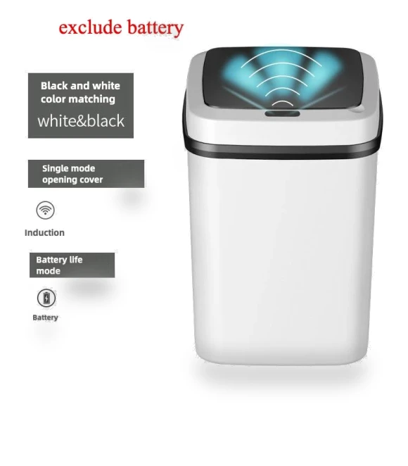 Smart Touchless Trash Can — Kitchen Cans, Happy Home Mall
